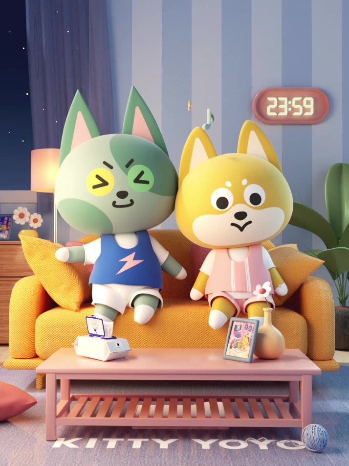 KITTY 618 三维活动视觉封面
